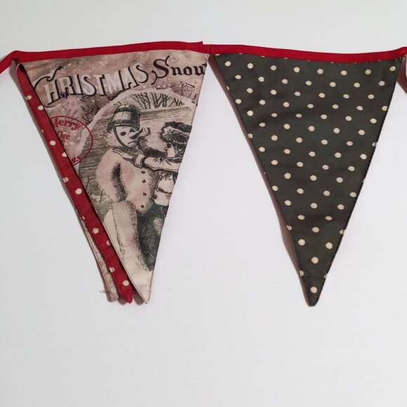 Bethany Lowe Christmas Pennant Garland - Picture 5 of 6